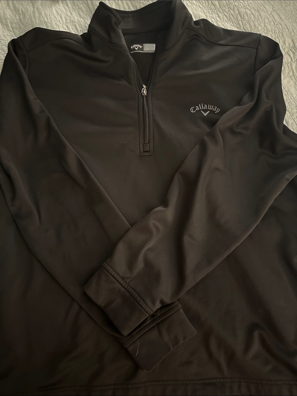 Callaway Men’s Black Half-Zip Performance Pullover